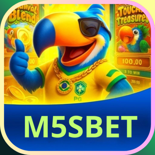 Imagem promocional da M5SBET mostrando a plataforma e suas vantagens